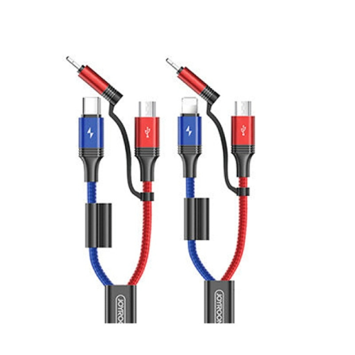 S-M376 lightning+micro to lightning cable black Image