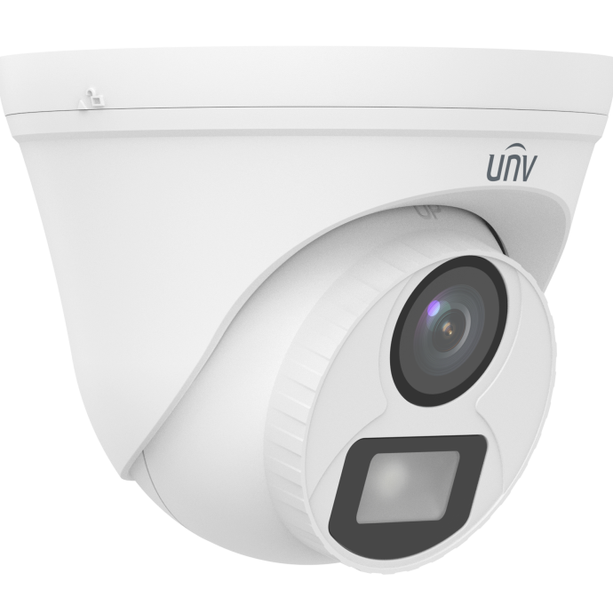 UNV 2MP AHD Color Hunter Fixed Turret Camera UAC-T112-F28-W 20 Mtr IR Range  | IP67 waterproof and dustproof design |  Built-in  microphone Image