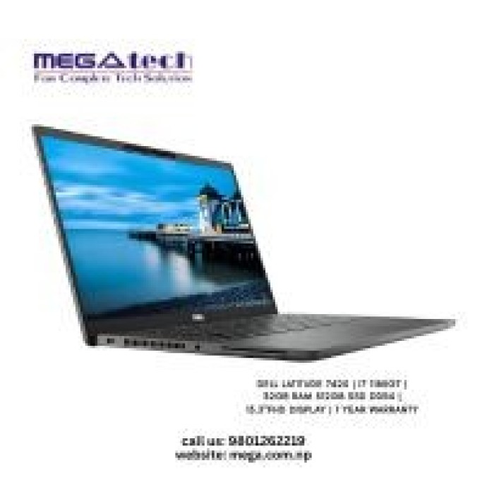 DELL LATITUDE 7420 I7 1185G7 32GB RAM 512GB SSD DDR4 13.3"FHD DISPLAY 1YEAR Image