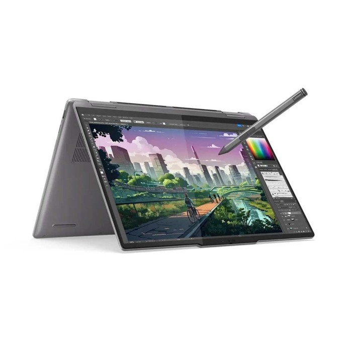 Lenovo Yoga 7 | Core Ultra 5 125U | 16GB RAM 512 GB SSD | 16" 2K IPS Backlight | Finger Print | Win 11 | Grey | 1 Year Warranty Image