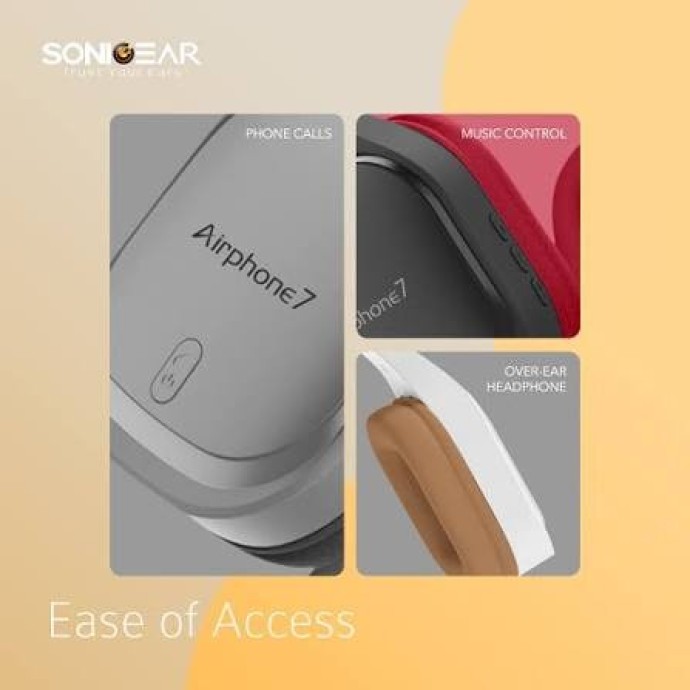 SonicGear AirPhone 7 Wireless Headphone with Built-In Mic Image