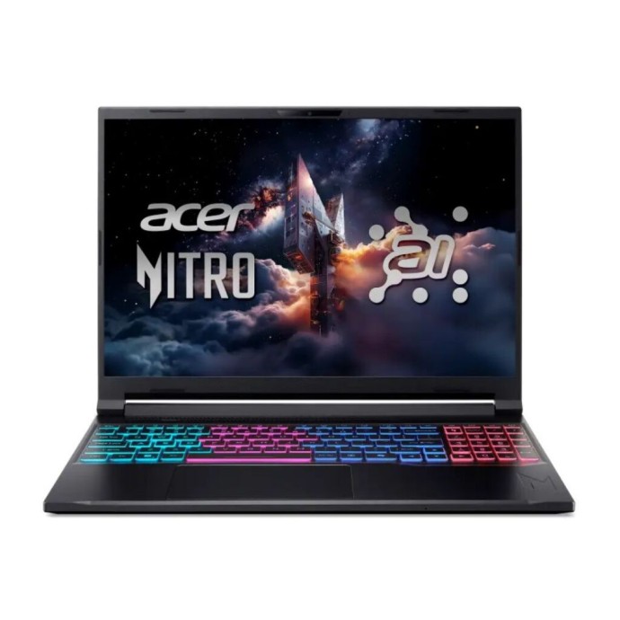 ACER NITRO V 16 AI AMD RYZEN 7 260 16GB RAM 512GB SSD RTX5050-8GB VRAM 16" DISPLAY 1 YEAR Image